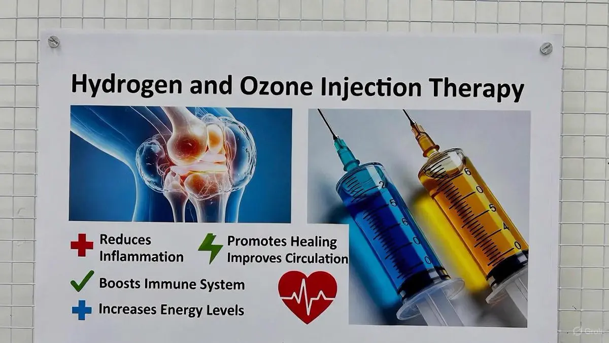 Combined ozone and hydrogen therapy
