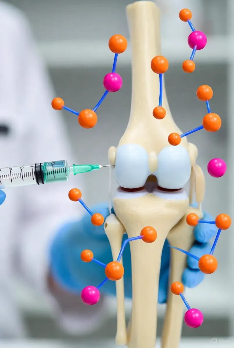 Knee ozone injection demonstration